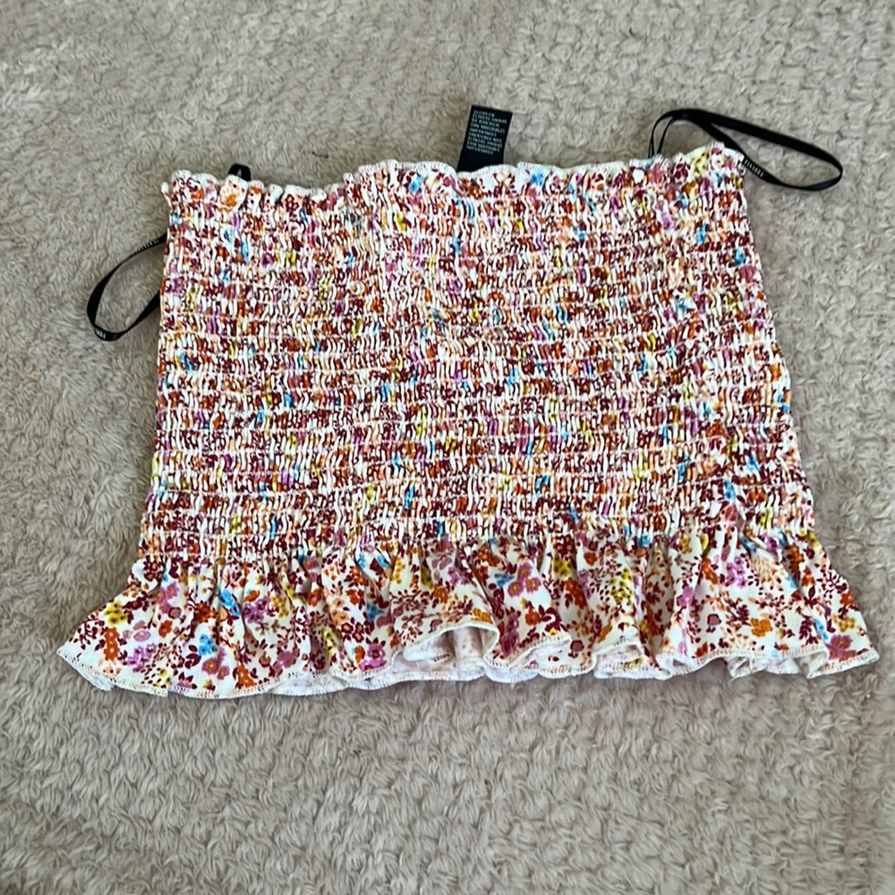 Forever, 21 colorful flower tube top